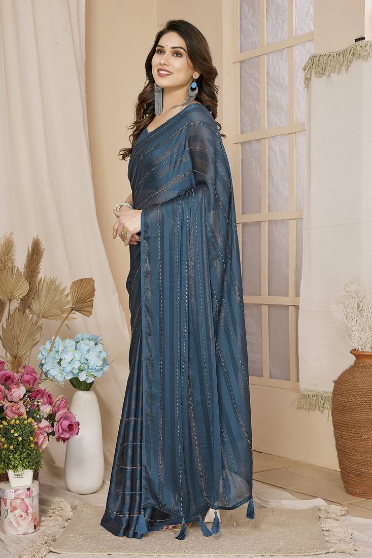 Ready-to-Wear Bollywood Style Saree – Effortless Glam in Minutes