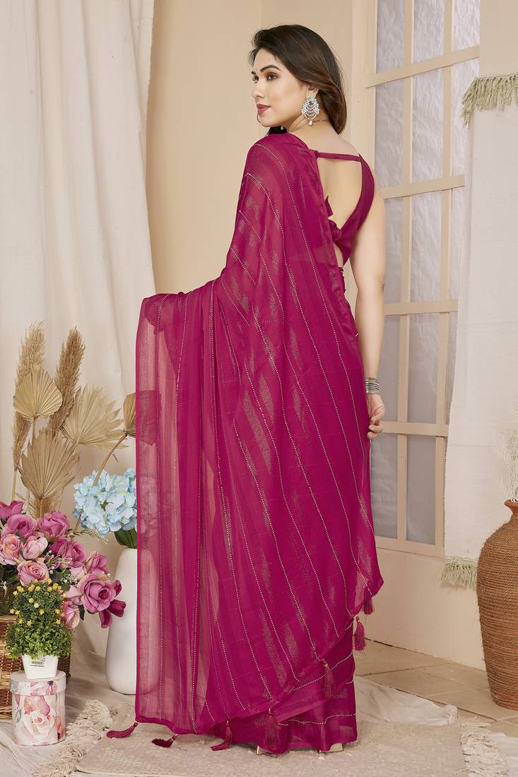 Ready-to-Wear Bollywood Style Saree – Effortless Glam in Minutes