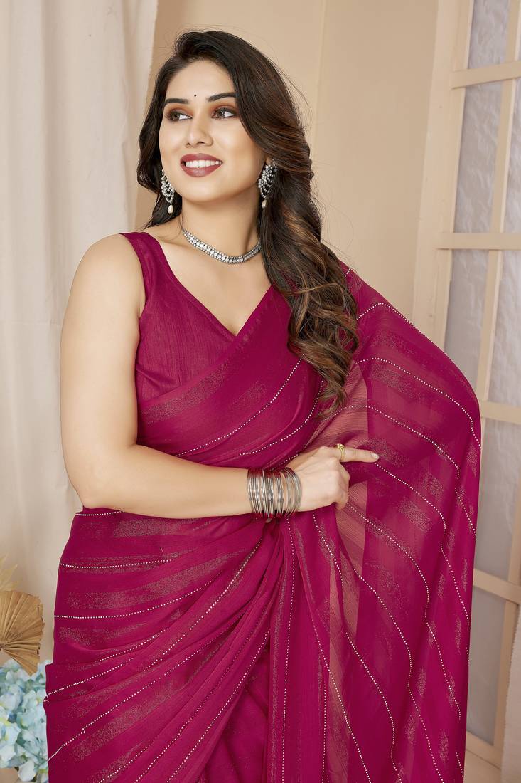 Ready-to-Wear Bollywood Style Saree – Effortless Glam in Minutes